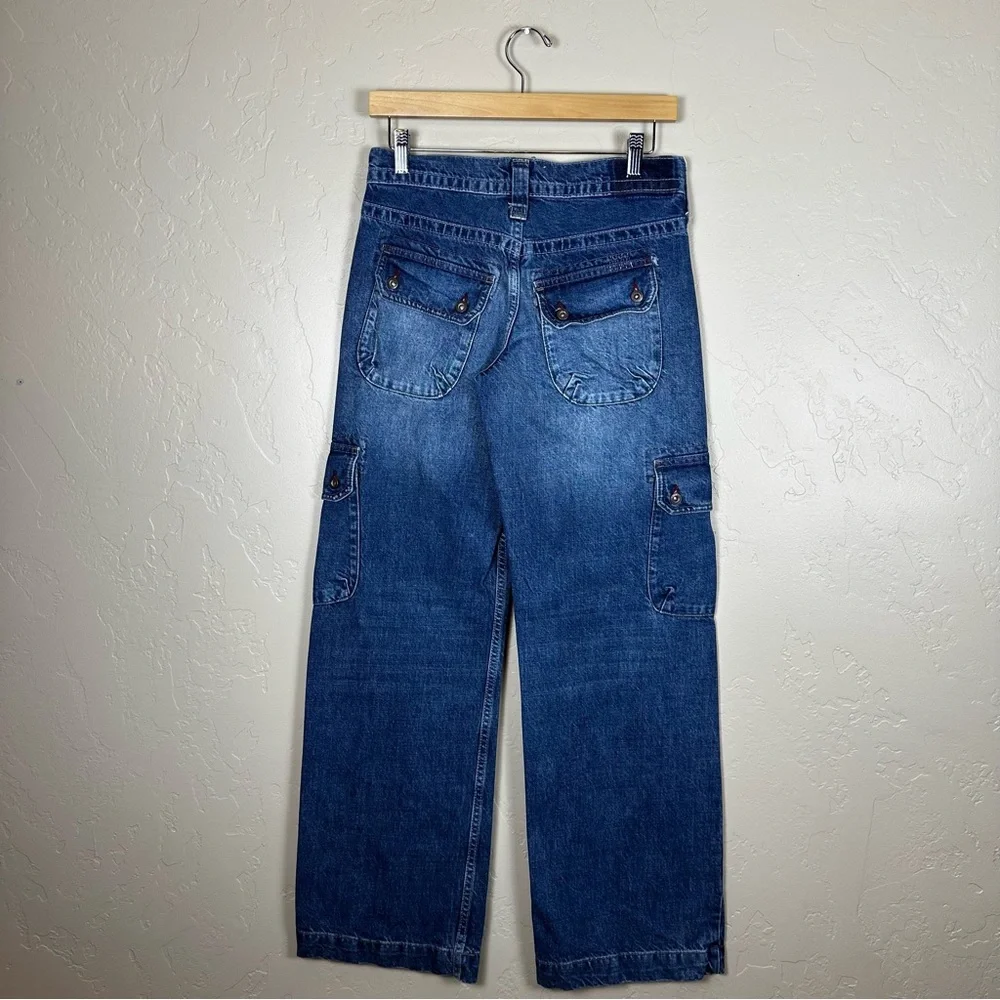 BDG Urban Outfitters Women’s Kayla Mid Rise Baggy Cargo Jeans Size 24 - Picture 6 of 9